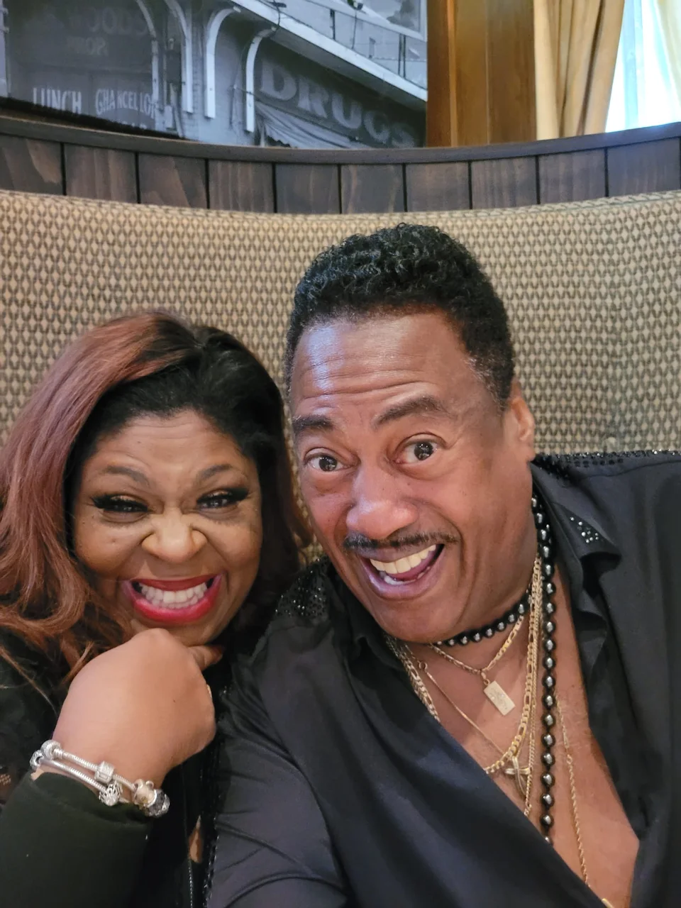 Keith with Kim Burrell – a personal encounter from the photo archive